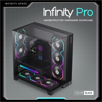 کیس گیمینگ گیم مکس مدل GAMEMAX CASE INFINITY PRO BLACK - 6