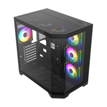 کیس گیم مکس مدل GAMEMAX CASE HYPE-A BLACK - 5
