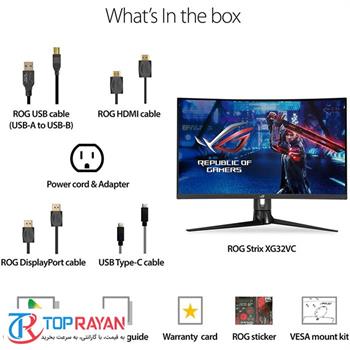 مانیتور 32 اینچ ایسوس مدل XG32VC (170هرتز) - 5