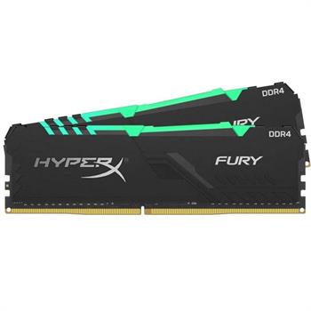 رم کینگستون سری HyperX Fury RGB با ظرفیت 16 گیگابایت و فرکانس 3200 مگاهرتز 