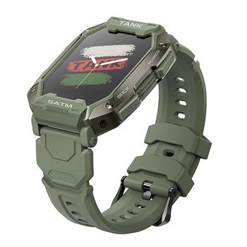 ساعت هوشمند کازپت مدل TANK M1 Camo Green - 5