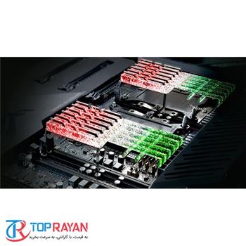 رم کامپیوتر RAM جی اسکیل دو کاناله مدل Trident Z Royal RS DDR4 4266MHz CL17 Dual ظرفیت 32 گیگابایت - 3