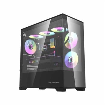 کیس کامپیوتر گیمینگ دارک فلش DK415P Black