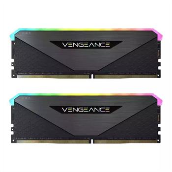 رم کورسیر VENGEANCE RGB Black 32GB 16GB×2 4000MHz CL18 - 2