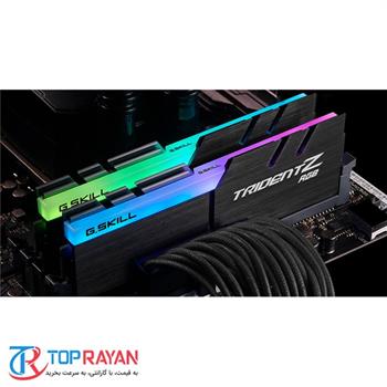 رم کامپیوتر DDR4 دو کاناله 3600 مگاهرتز CL18 جی اسکیل مدل TridentZ RGB ظرفیت 32 گیگابایت - 4