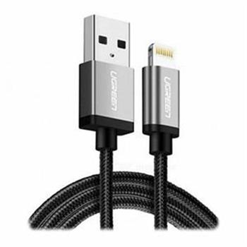 کابل تبدیل 1.5 متری Usb 2.0 A به Lightning Cable Nickel Plating Aluminum Braid یوگرین مدل US199