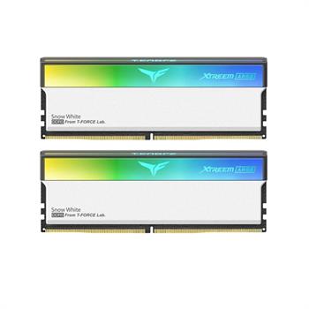 رم کامپیوتر DDR5 دو کاناله 6000 سفید   مگاهرتز CL30 تیم گروپ مدل  T-Force Xtreem گیگابایت32