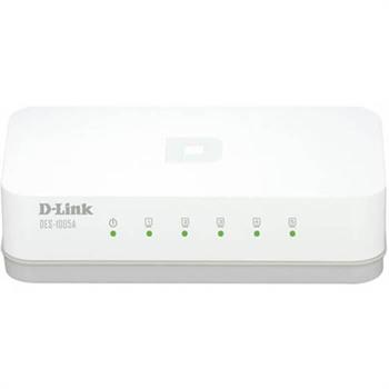 سوییچ دسکتاپ 5 پورت گیگابیتی دی-لینک مدل DES-1005A