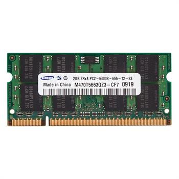 رم لپ تاپ DDR2 سامسونگ با ظرفیت 2 گیگابایت و فرکانس 800 مگاهرتز