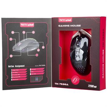 ماوس مخصوص بازی تسکو مدل TM 753 GA - 10