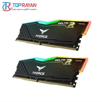 رم دسکتاپ DDR4 دو کاناله 3000 مگاهرتز CL16 تیم گروپ مدل T-Force Delta RGB ظرفیت 16 گیگابایت - 2