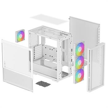 کیس دیپ کول سفید Case DeepCool CH560 - 7