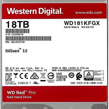 هارددیسک اینترنال وسترن دیجیتال مدل Red Pro با ظرفیت 18 ترابایت - 3