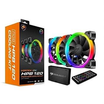 فن کیس کاگر مدل VORTEX RGB HPB 120 3-PCS Cooling Kit - 2