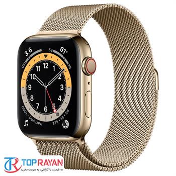 ساعت هوشمند اپل سری 6 طلایی مدل Milanese Loop 44mm - 2