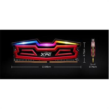 رم کامپیوتر دو کاناله DIMM ای دیتا مدل XPG SPECTRIX D40 با فرکانس 2666 مگاهرتز ظرفیت 16 گیگابایت - 4