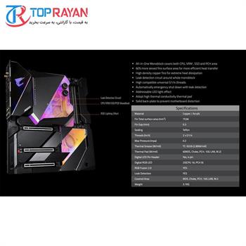 مادربورد گیگابایت مدل Z490 AORUS XTREME WATERFORCE سوکت 1200 - 19