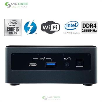 مینی پی سی اینتل NUC10i5FNH Core i5 10210U 8GB-240GB - 3