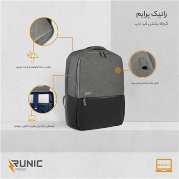 کوله پشتی لپ تاپ رانیک پرایم مدل RP15 Stylish مناسب برای لپ تاپ 15 اینچی - 2