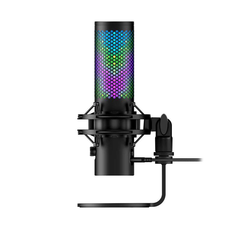 میکروفن با سیم هایپرایکس مدل QuadCast 2 S - USB - 2