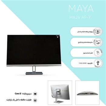 کامپیوتر آماده 23.8 اینچ مایا مدل MA24 پردازنده Core i5 رم 8GB حافظه 256GB گرافیک Intel غیرلمسی - 6