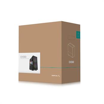 کیس دیپ کول مدل آر جی بی  مشکی CH360  - 5