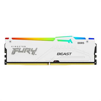 رم کامپیوتر کینگستون سفید مدل DDR5 Fury Beast دو کاناله 5200 مگاهرتز CL36 ظرفیت 64 گیگابایت - 3