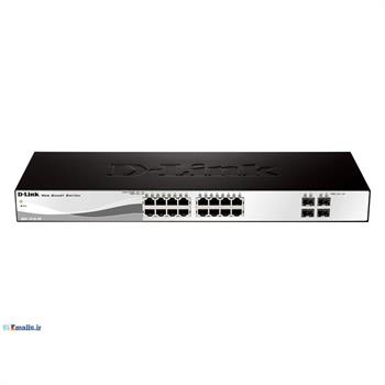 سوییچ 20 پورت و گیگابیتی دی-لینک مدل DGS-1210-20 با 16 پورت UTP و 4 پورت SFP - 6
