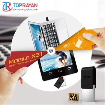 فلش مموری OTG سیلیکون پاور مدل X31 ظرفیت 32 گیگابایت - 10