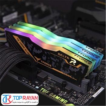 رم تیم گروپ مدل DELTA TUF Gaming Alliance RGB با حافظه 16 گیگابایت و فرکانس 3000 مگاهرتز - 6