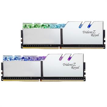 رم کامپیوتر RAM جی اسکیل دو کاناله مدل Trident Z Royal RS DDR4 4000MHz CL18 Dual ظرفیت 64 گیگابایت
