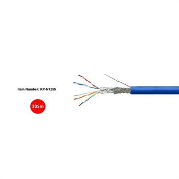 کابل شبکه CAT۶A SF-UTP کی نت پلاس مدل KP-N۱۲۵۵ طول ۳۰۵ متر