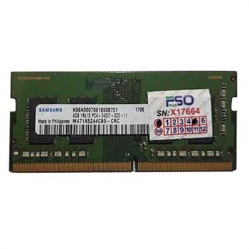 رم لپ تاپ DDR4 سامسونگ ظرفیت 4 گیگابایت - 4