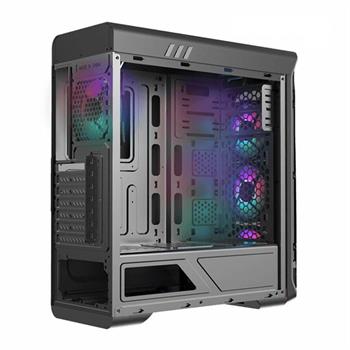 کیس گیمینگ مشکی گیم مکس Starlight  FRGB Black - 7