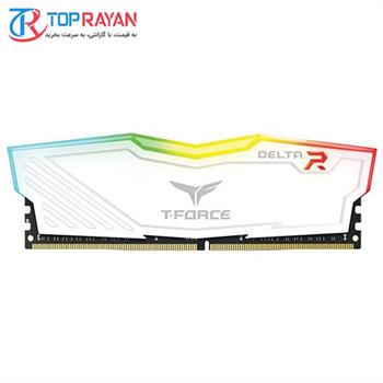 رم دسکتاپ DDR4 دو کاناله 3000 مگاهرتز CL15 تیم گروپ مدل T-Force Delta RGB ظرفیت 16 گیگابایت - 3