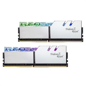 رم کامپیوتر RAM جی اسکیل دو کاناله مدل Trident Z Royal RS DDR4 4000MHz CL18 Dual ظرفیت 32 گیگابایت