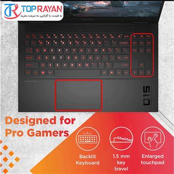 لپ تاپ اچ پی 15 اینچی مدل OMEN 15t EK000 - 4B پردازنده Core i7 10750H رم 32GB حافظه 1TB SSD گرافیک 4GB 1650 Ti - 10