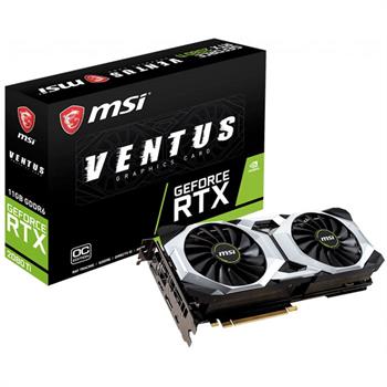 کارت گرافیک ام اس آی مدل GeForce RTX ۲۰۸۰ Ti VENTUS ۱۱G OC با حافظه ۱۱ گیگابایت