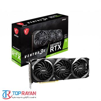 کارت گرافیک ام اس آی GeForce RTX 3060 Ti VENTUS 3X 8G - 3