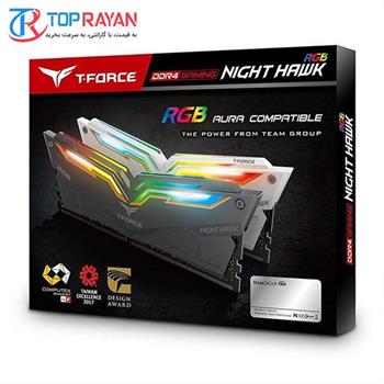رم دسکتاپ DDR4 دو کاناله 3200 مگاهرتز CL16 تیم گروپ مدل NIGHT HAWK ظرفیت 32 گیگابایت - 5