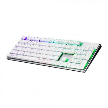 کیبورد بدون سیم گیمینگ کولر مستر مدل KEYBOARD GAMING COOLER MASTER SK-653 WHITE - 2
