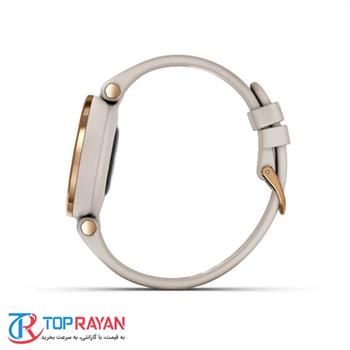 ساعت هوشمند گارمین مدل Lily Rose Gold Bezel with Light Sand Case با بند سیلیکونی - 7