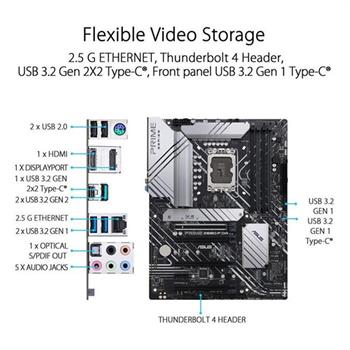 مادربرد ایسوس PRIME Z690-P D4 - 2