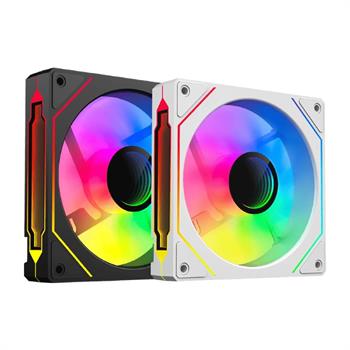 فن کیس گیمینگ مشکی اوست مدل AVI-120RB ARGB - 5