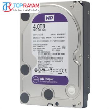هارددیسک اینترنال وسترن دیجیتال مدل Purple WD40EJRX ظرفیت 4 ترابایت - 4