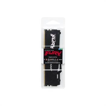 رم کینگستون مدل Fury Beast RGB ظرفیت 16 گیگابایت فرکانس 5200 مگاهرتز تک کانال - 4