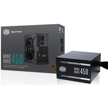 منبع تغذیه کامپیوتر کولر مستر مدل MWE Bronze 450 - 9