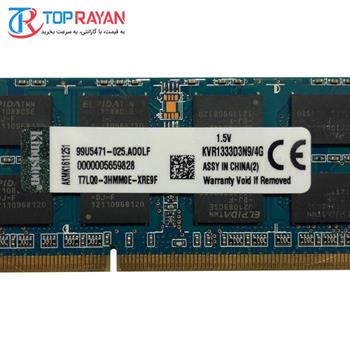 رم لپ تاپ DDR3 کینگستون DDR3 1333MHz ظرفیت 4 گیگابایت - 2