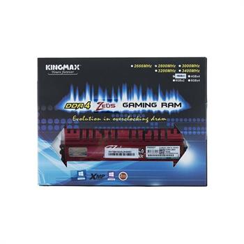 رم دسکتاپ DDR4 تک کاناله 2800 مگاهرتز CL14 کینگ مکس مدل Zeus ظرفیت 16 گیگابایت - 3