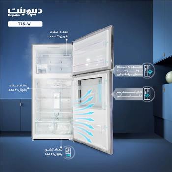 یخچال و فریزر 30 فوت دیپوینت مدل Depoint T7S-W - 5